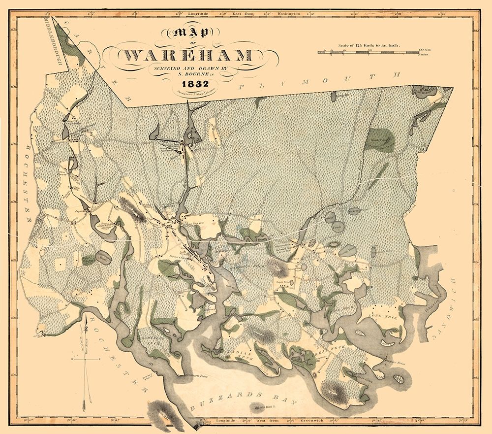 Wareham Massachusetts - Bourne 1832