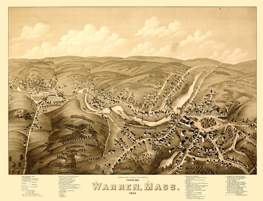 Warren Massachusetts - Bailey 1879