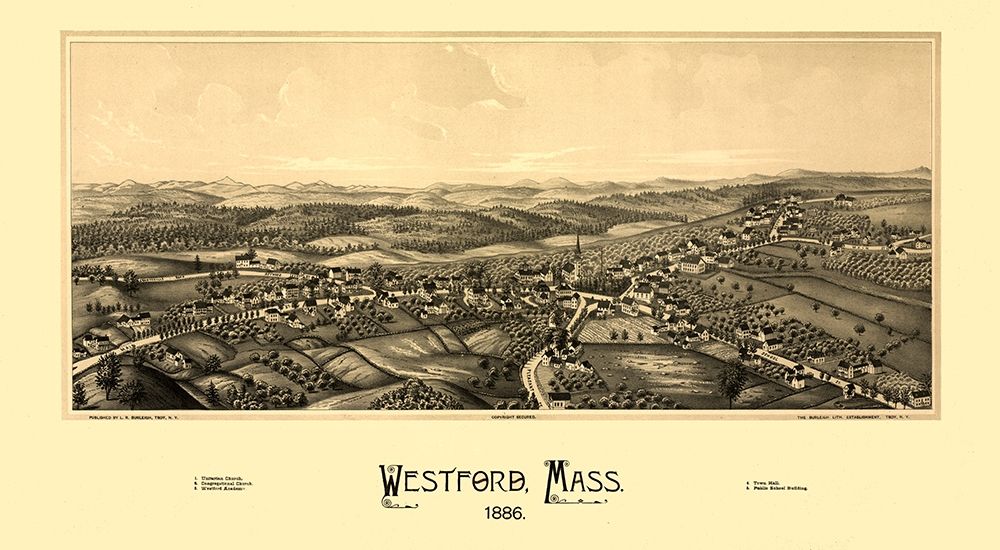 Westford Massachusetts - Burleigh 1886