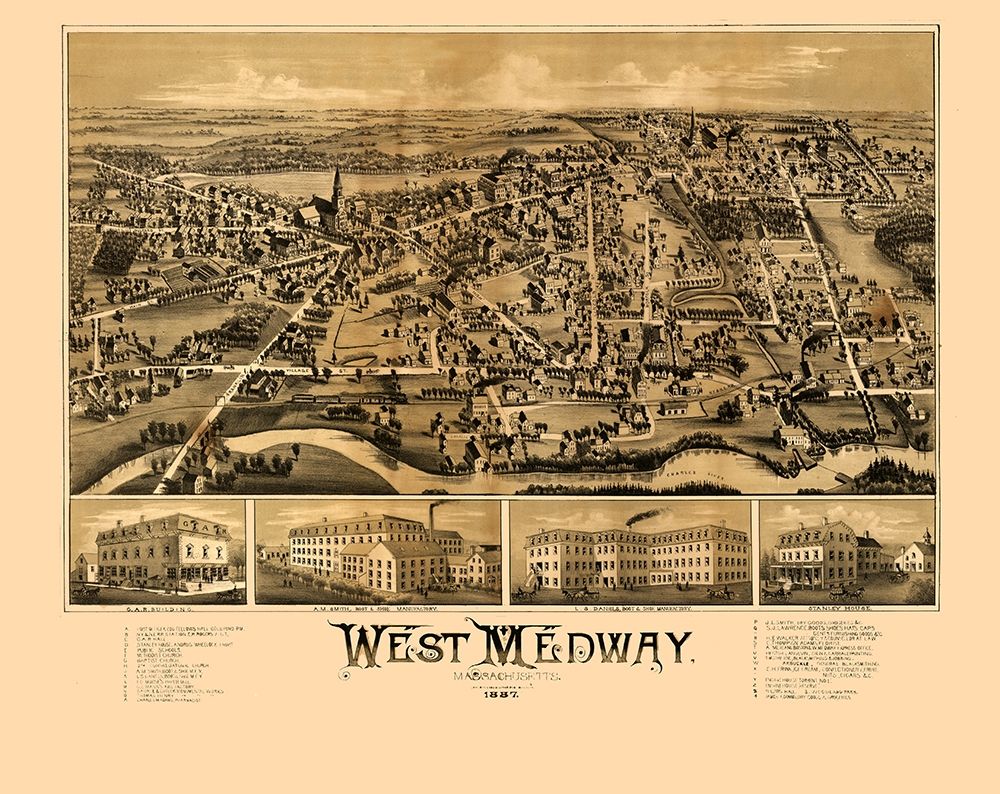 West Medway Massachusetts -1887