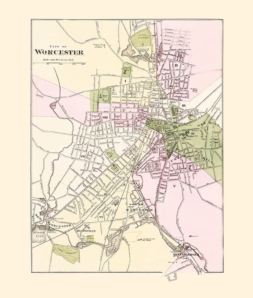 Worcester Massachusetts - Stedman 1871