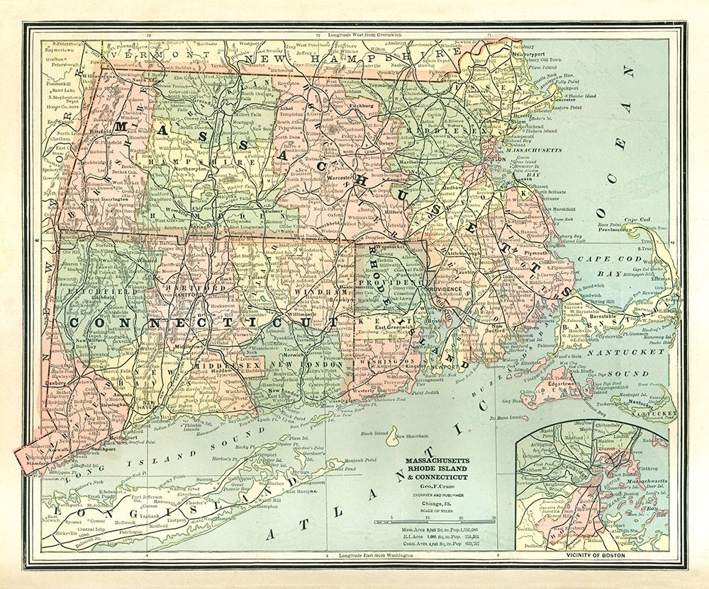 Massachusetts, Connecticut, Rhode Island