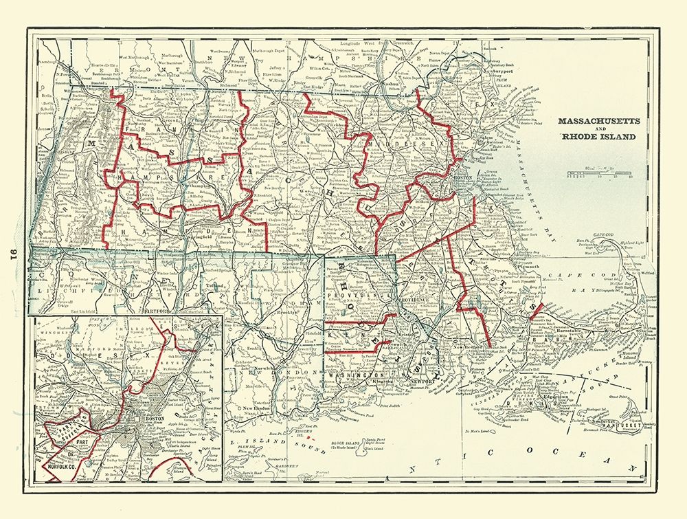 Massachusetts, Rhode Island - Rathbun 1893