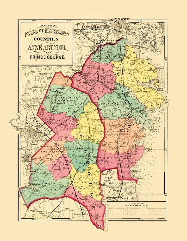 Anne Arundel  Prince George Maryland - Walling