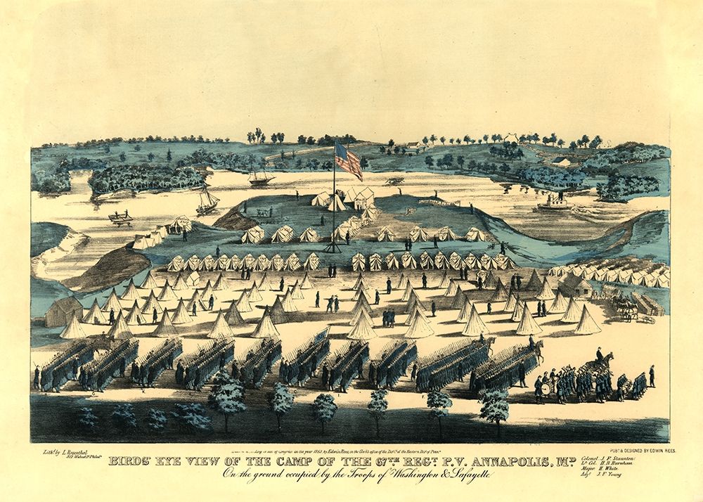 Annapolis Maryland - Rees 1863