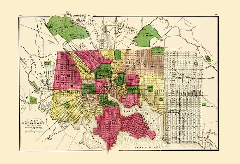 Baltimore Maryland - Stedman 1873