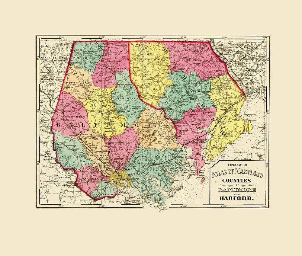 Baltimore  Harford Maryland - Stedman 1873