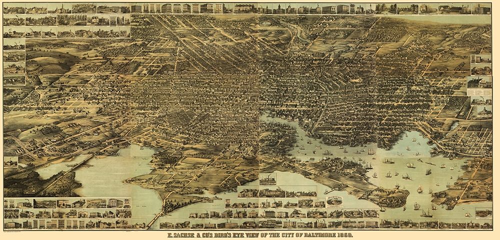 Baltimore Maryland - Sachese 1869
