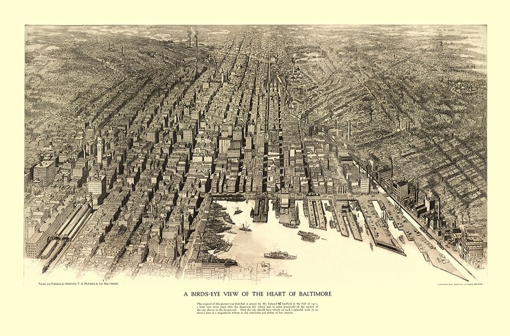 Baltimore Maryland - Munder 1912