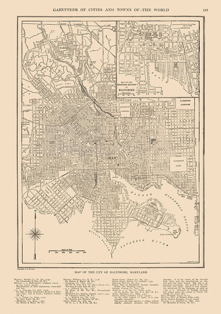 Baltimore  Maryland- Reynold 1921