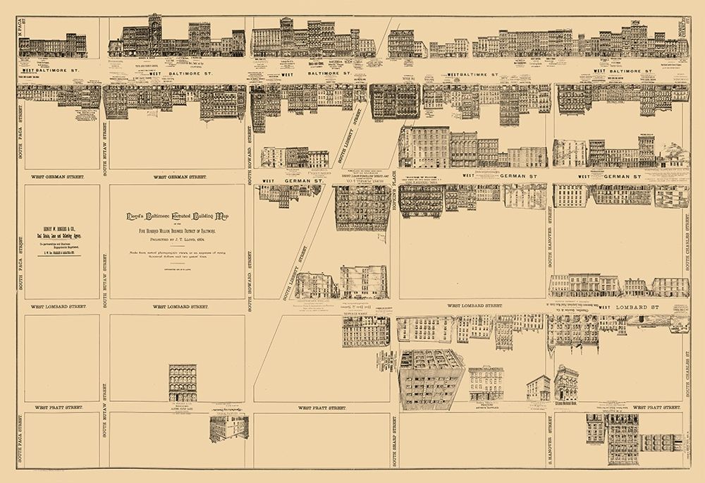Baltimore Maryland - Lloyd 1891