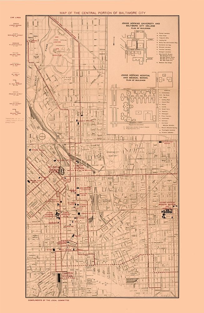 Baltimore Maryland - Horn  1910