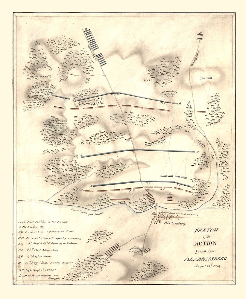 Bladensberg Maryland Battle -1814