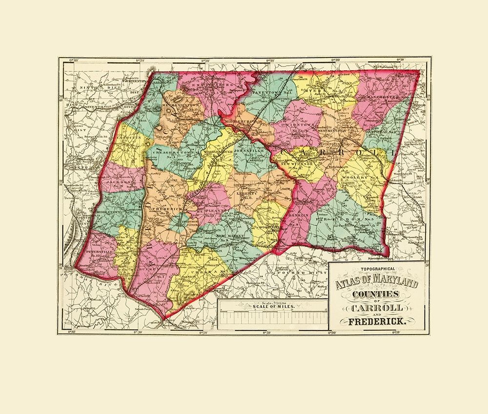 Carroll  Fredrick Maryland - Stedman 1873