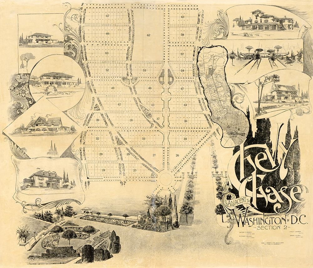 Chevy Chase Maryland - Fisher 1890