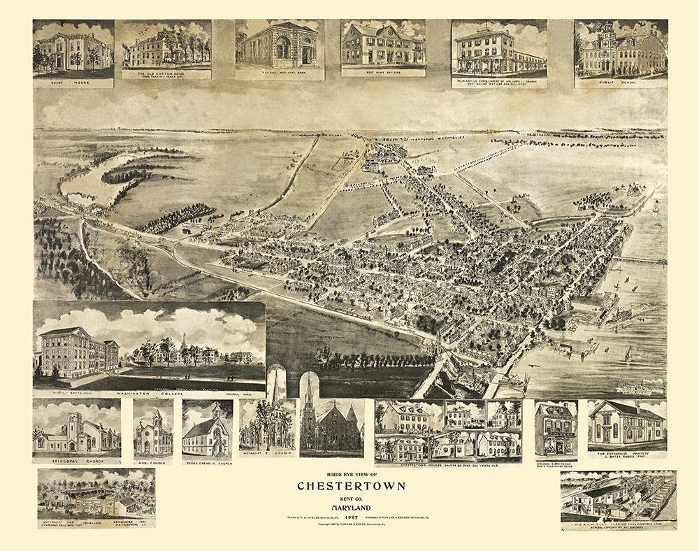 Chestertown Maryland - Fowler 1907