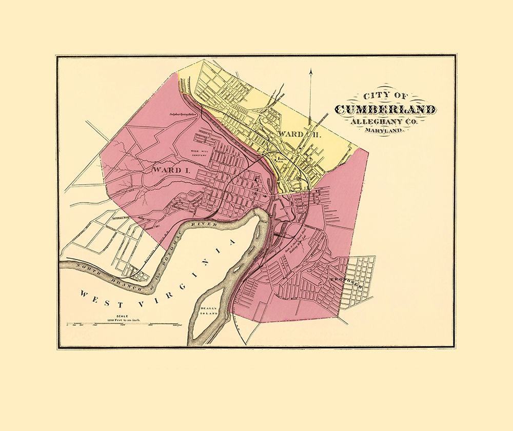 Cumberland Maryland - Stedman 1873