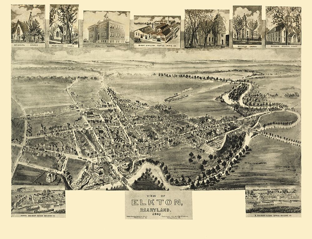 Elkton Maryland - Fowler 1907