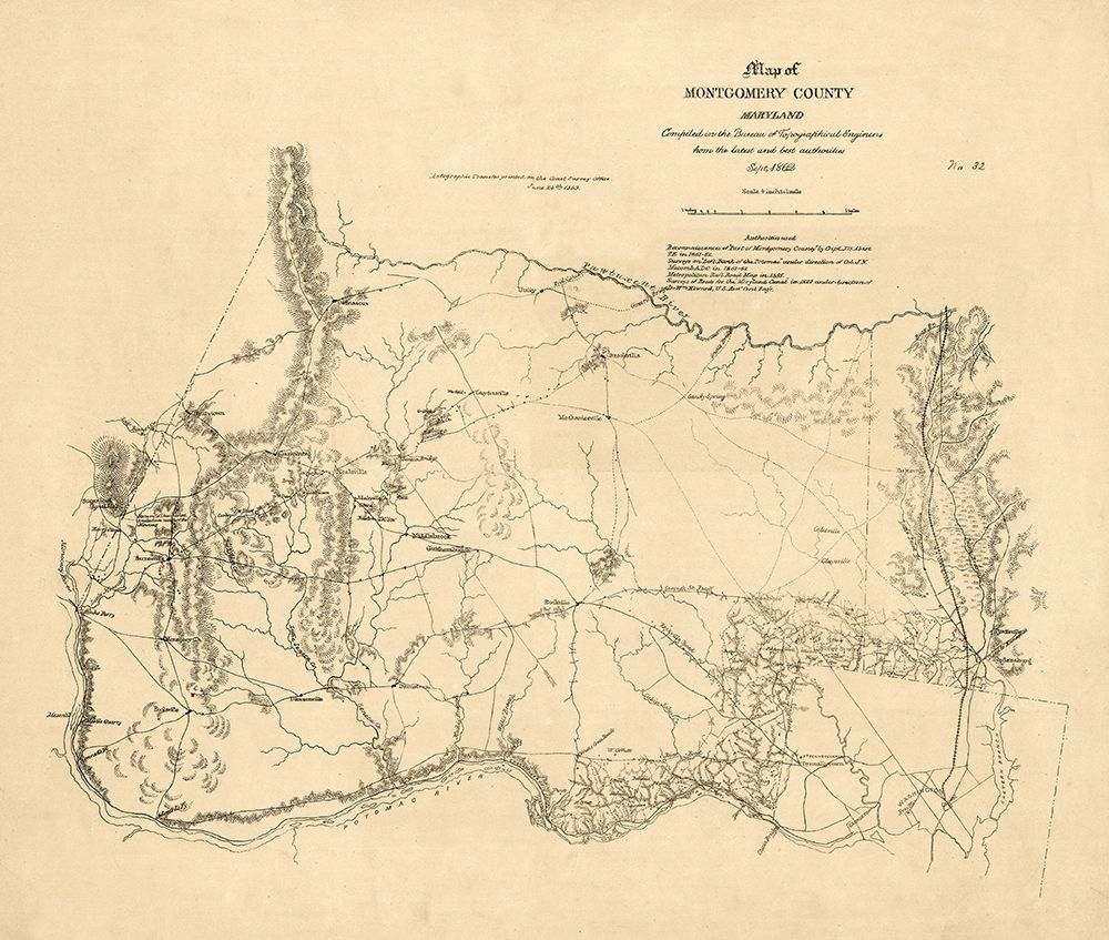 Montgomery County Maryland -1862