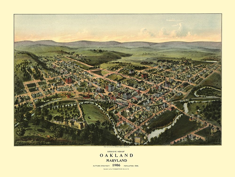 Oakland Maryland - Fowler 1906