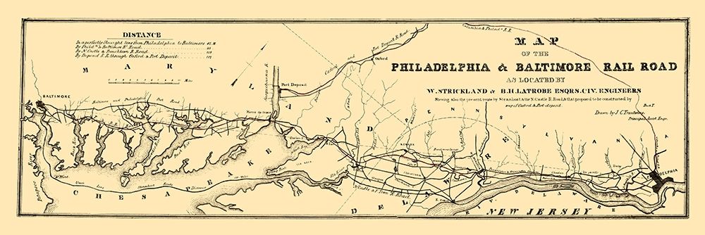 Philadelphia and Baltimore Railroad 1853