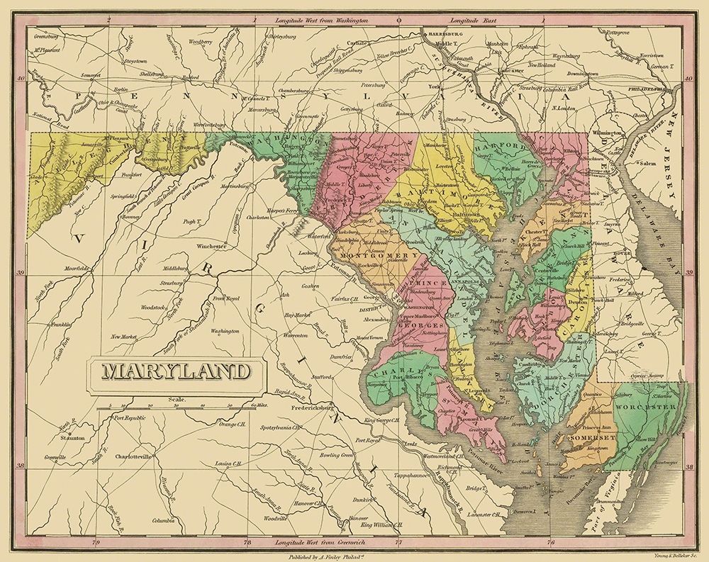 Maryland - Finley 1831