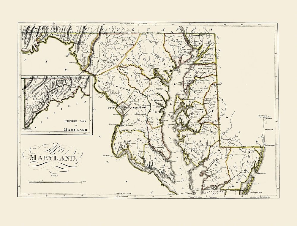Maryland - Carey 1814