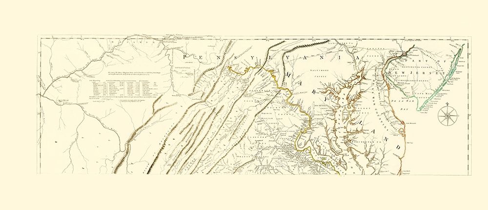Northern Maryland (Map 1 of 2) - Jefferys 1776