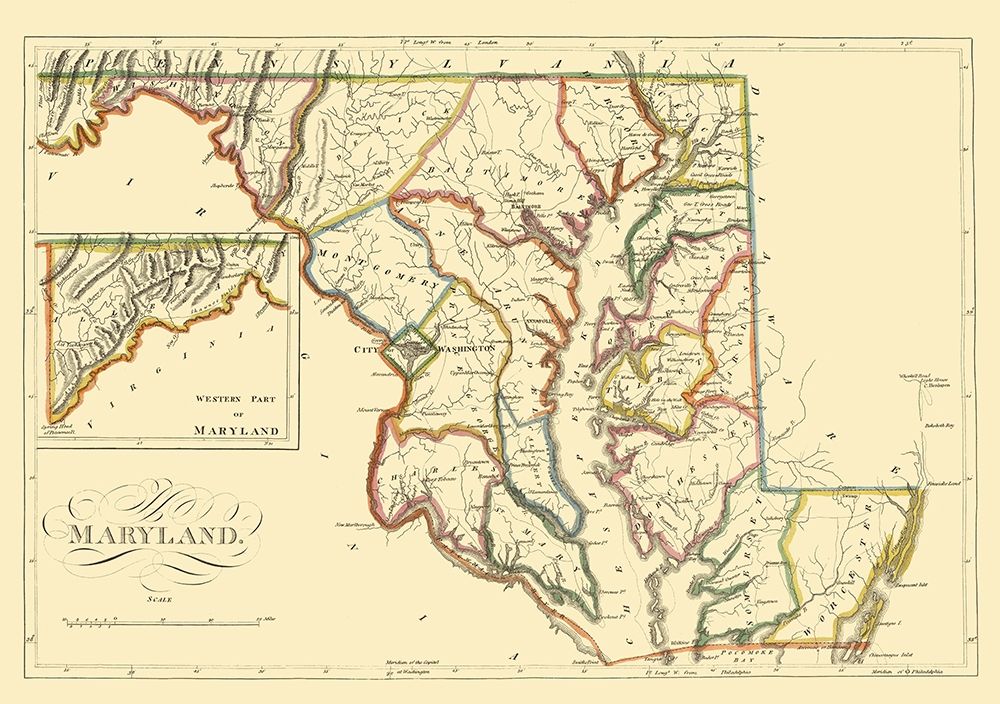 Maryland - Carey 1814