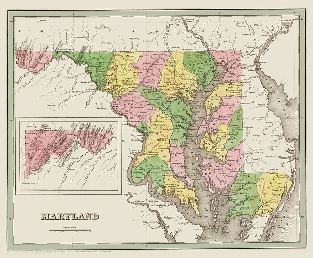 Maryland - Bradford 1836
