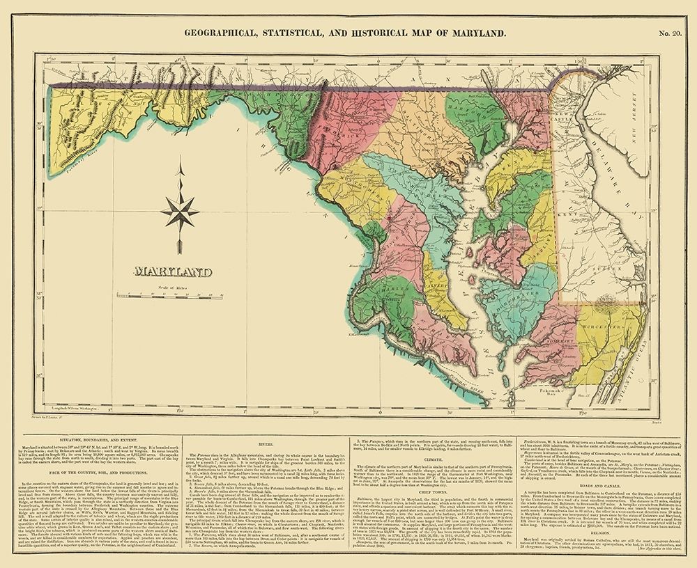 Maryland, Delaware, Pennsylvania, Virginia