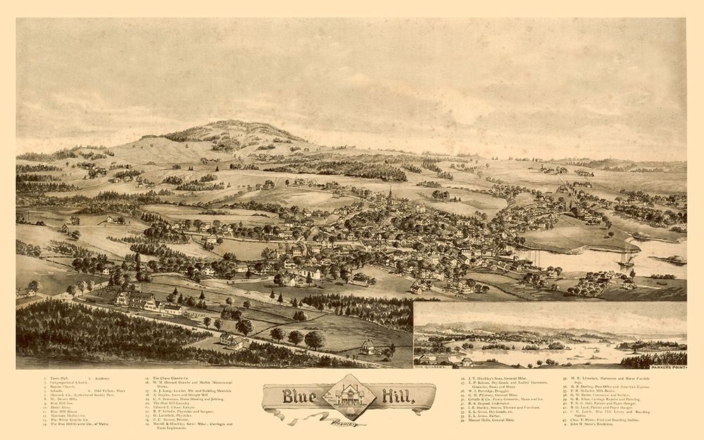 Blue Hill Maine -1896