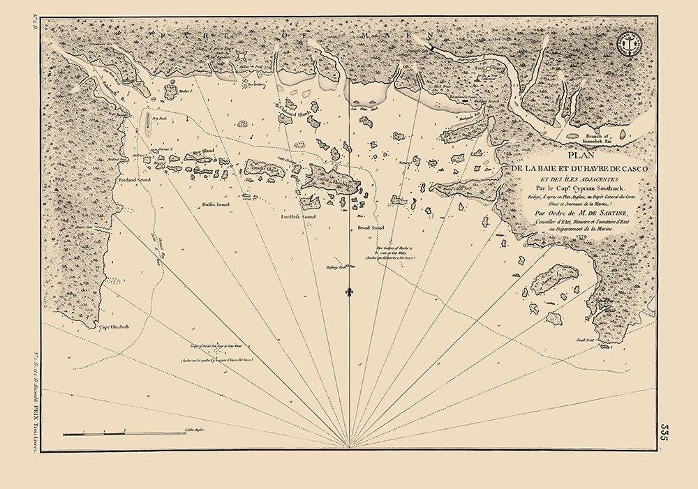 Casco Bay - Southack 1779