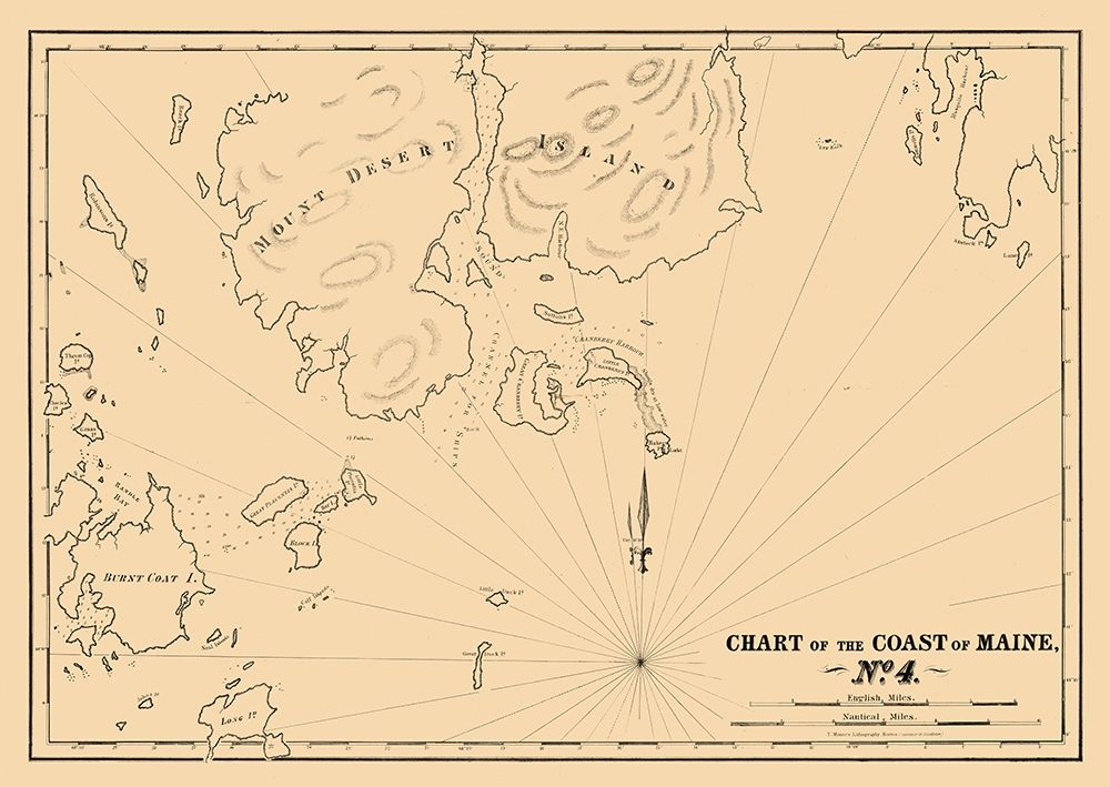 Maine Coast - Moores 1837