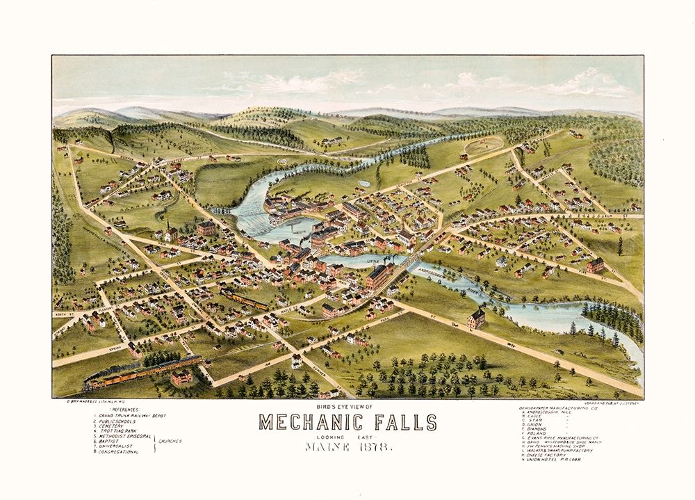 Mechanic Falls Maine - Stoner 1878