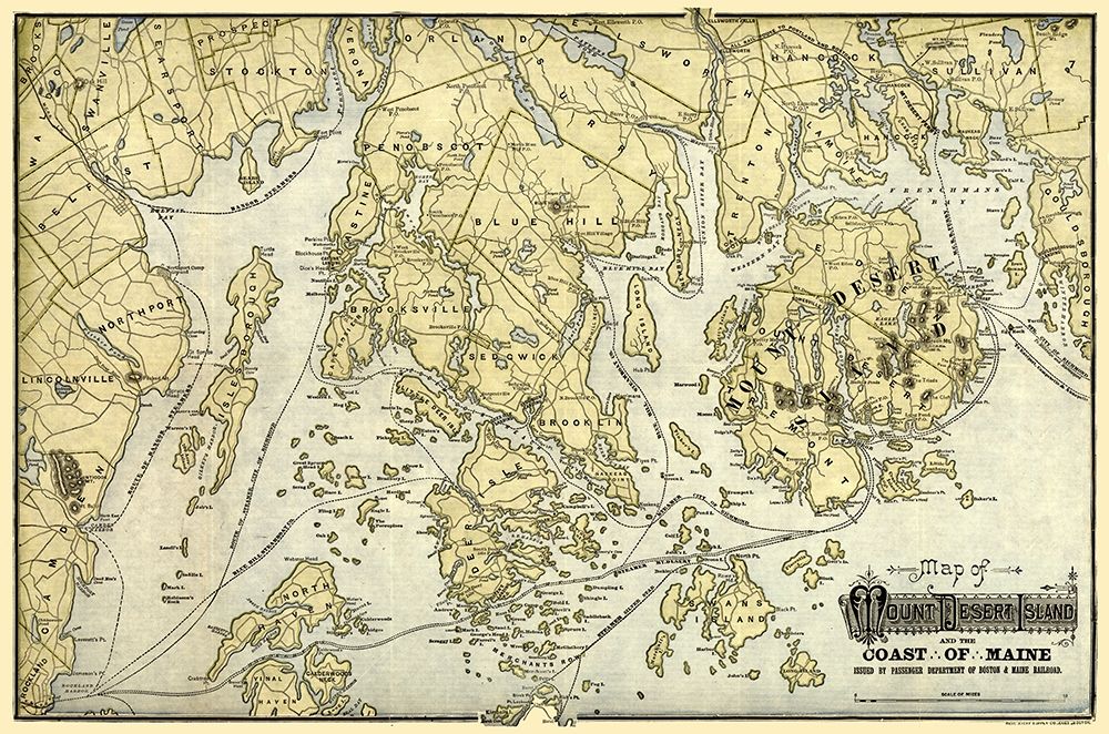Mount Desert Island  Maine-1900