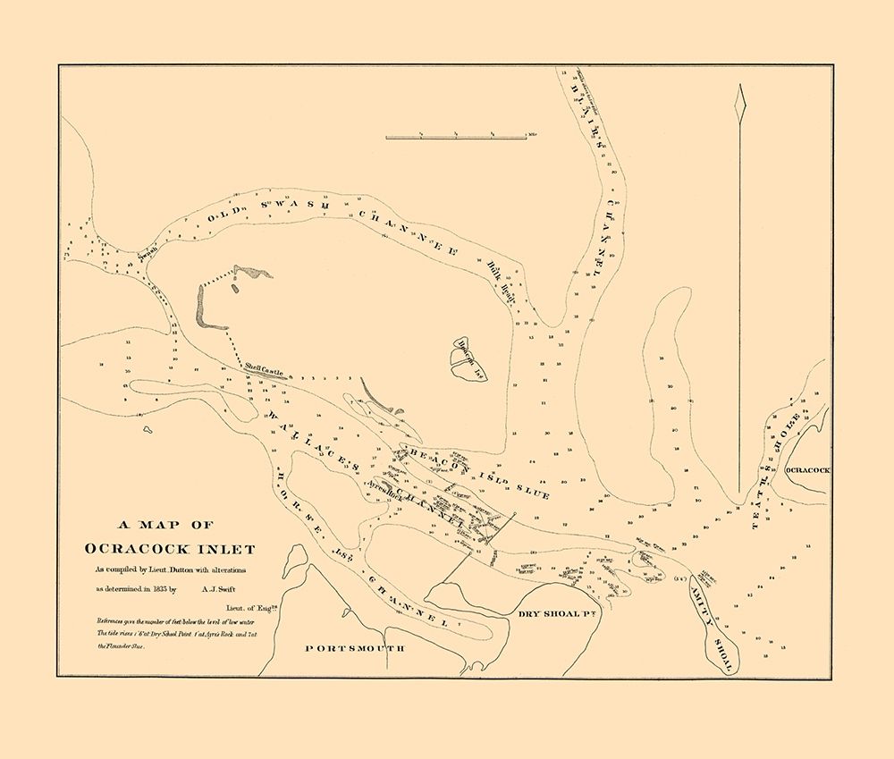 Ocracock Inlet - Swift 1835