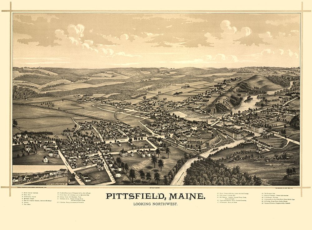 Pittsfield Maine - Norris 1889
