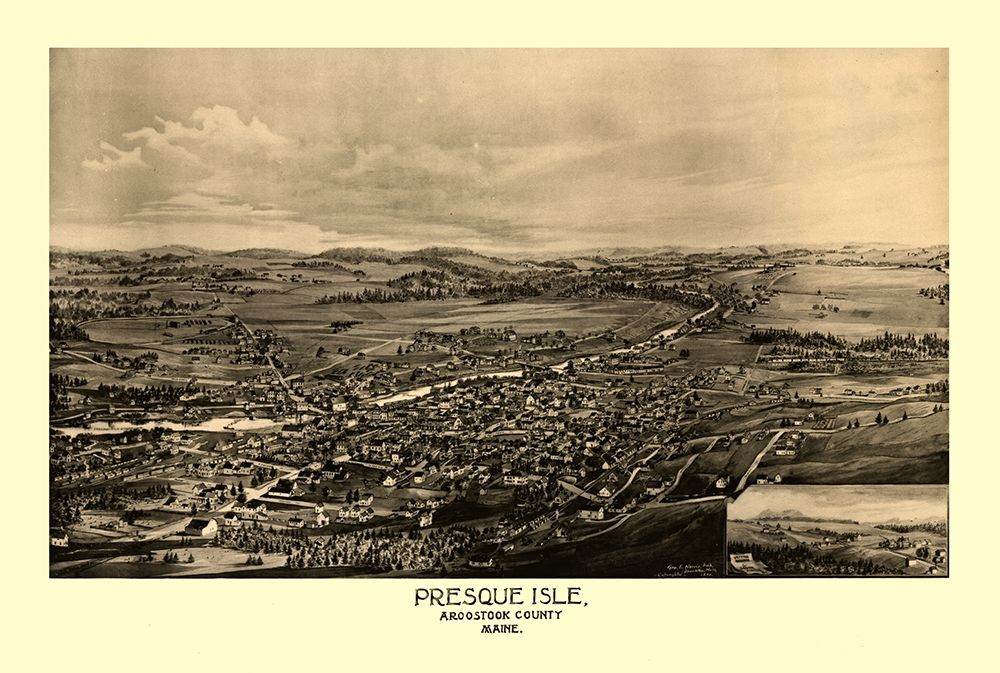 Presque Isle Maine - Norris 1894