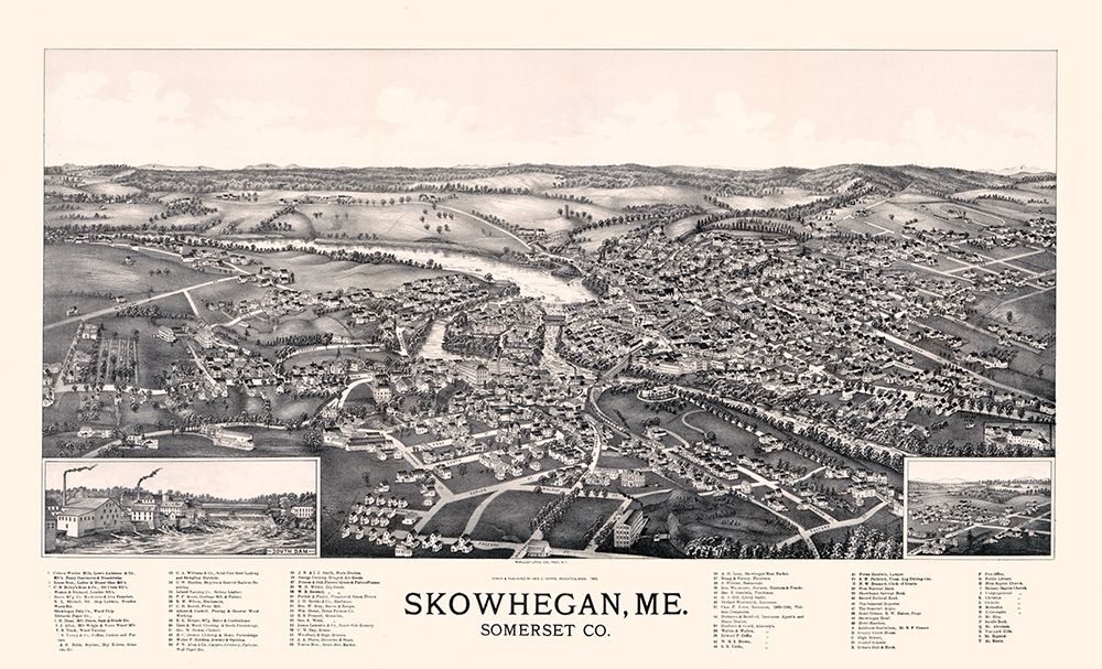 Skowhegan Maine - Norris 1892