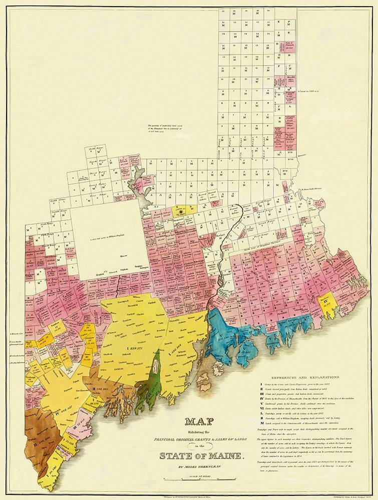 State of Maine Landowner  1st Edition- 1829