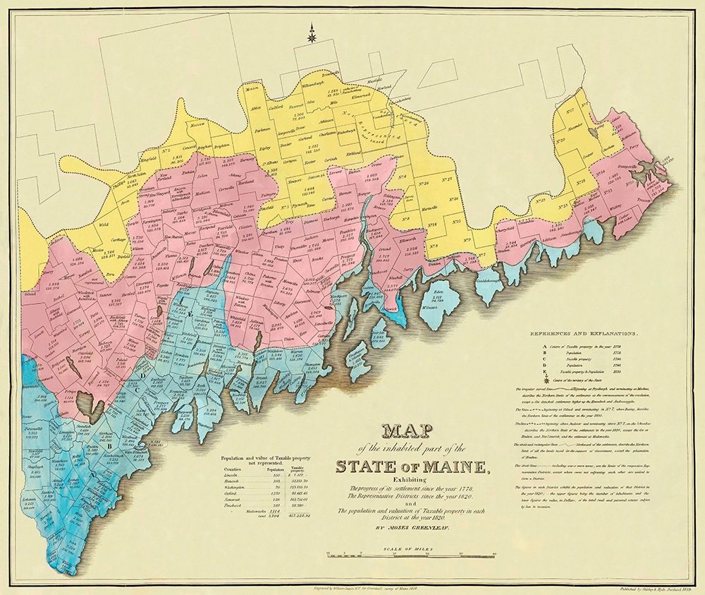 State of Maine Landowner  2nd Edition- 1829