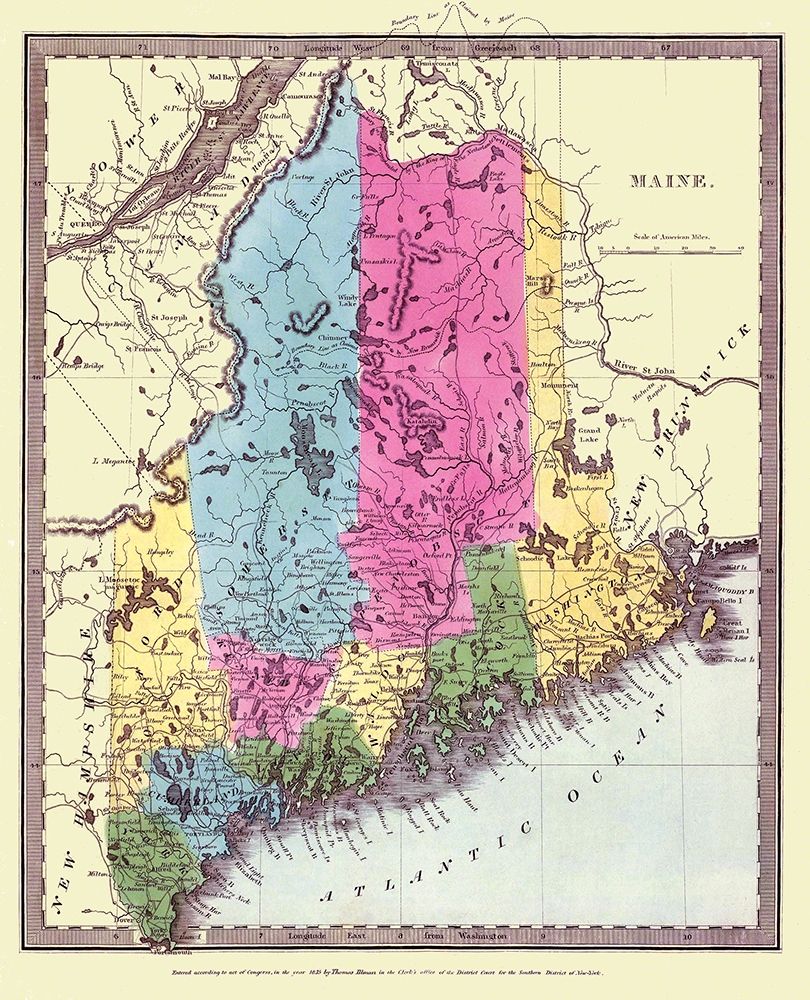 Maine - Burr 1835