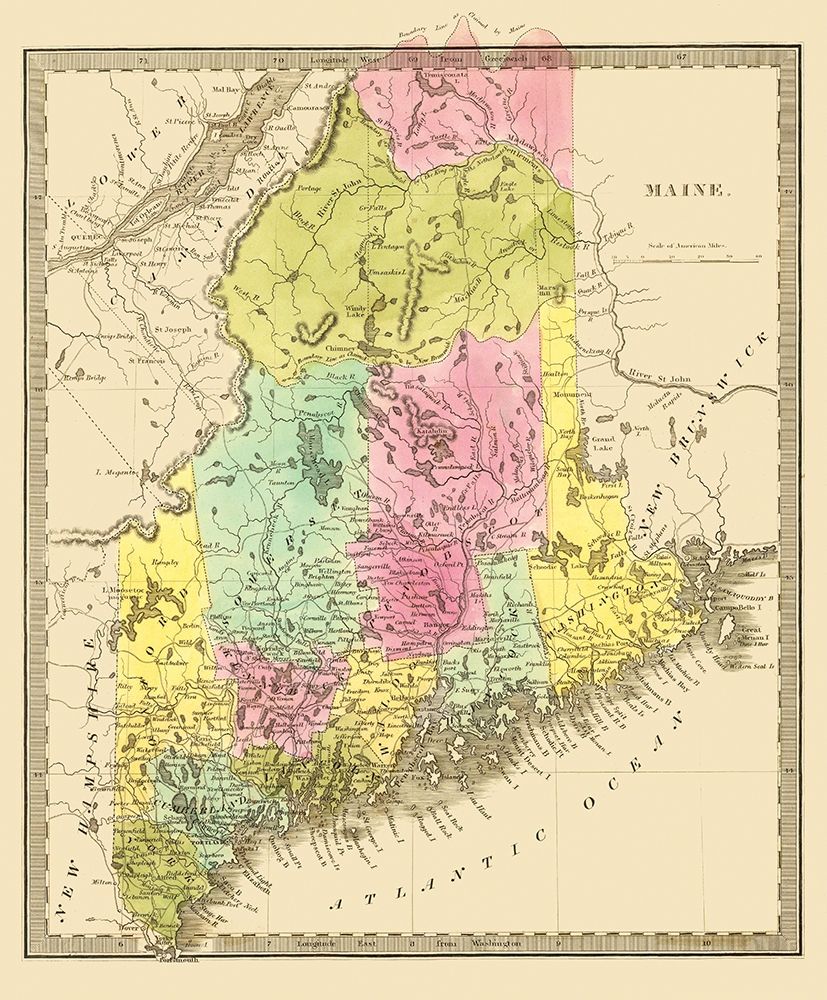 Maine - Greenleaf 1840