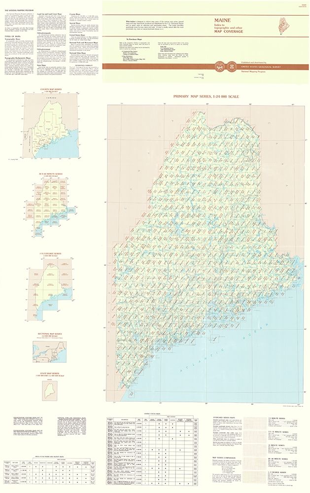 Maine Maine Quad - USGS 1994
