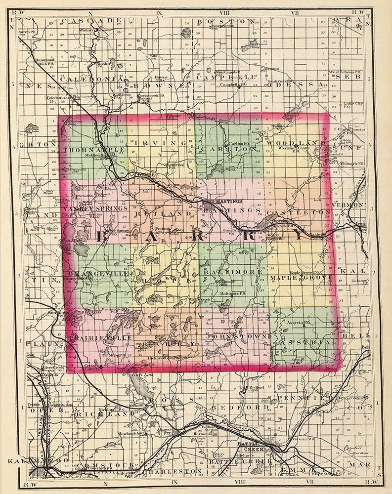 Barry Michigan - Walling 1873