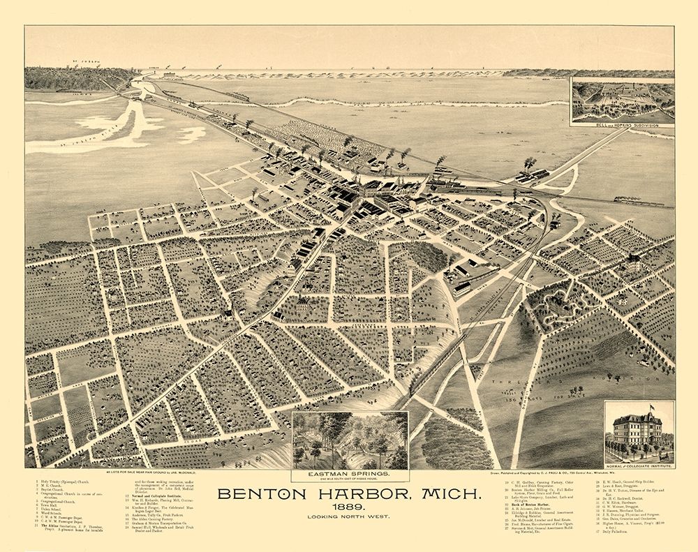 Benton Harbor Michigan - Pauli 1889