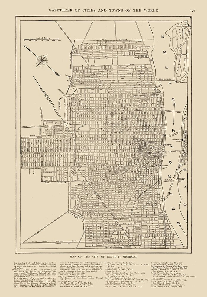 Detroit  Michigan - Reynold 1921