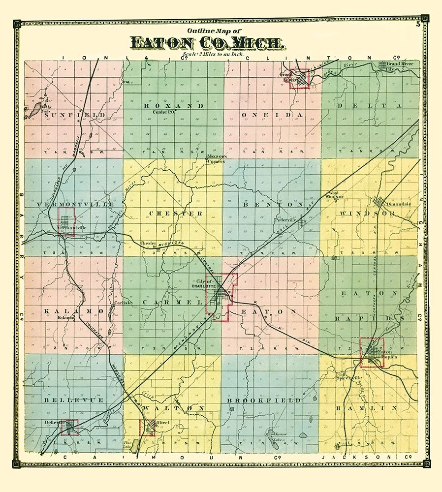 Eaton Michigan - Bullock 1873