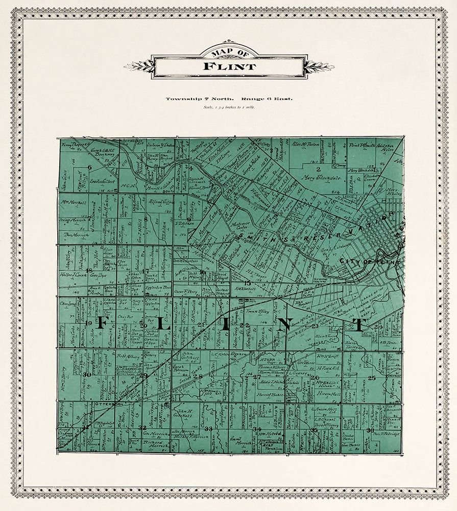 Flint Michigan Landowner - Day 1899